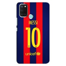 Чехлы Месси для Realme C17 (AlphaPrint) – Messi Barca 10