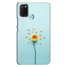 Чехлы с Цветами для Realme C17 (VPrint) (Желтый цветок)