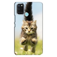 Чехлы с Котиками для Realme C17 (VPrint) (Прыжок кота)