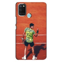 Чехлы с принтом Спортивная тематика для Realme C17 – Алькарас Теннисист