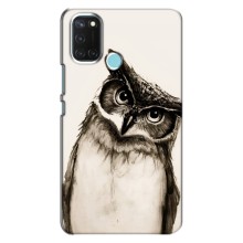 Чехол с птицами на Realme C17 (VPrint) (Сова)