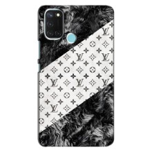 Чехол Стиль Louis Vuitton на Realme C17 (LV на белом)