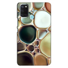 Мраморний чехол на Realme C17 (VPrint) (Радужний Мрамор)