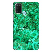 Мраморний чехол на Realme C17 (VPrint) (Салатовий Мрамор)