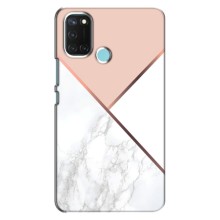 Мраморний чехол на Realme C17 (VPrint) (Тройний мрамор)