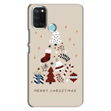 Рождественские Чехлы для Realme C17 (VPrint) (Merry Christmas)