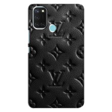 Текстурный Чехол Louis Vuitton для Реалми С17 (Черный ЛВ)