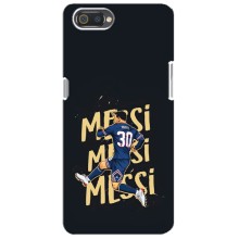 Чехлы для Realme C2 (Leo чемпион) (AlphaPrint) (Messi ПСЖ)