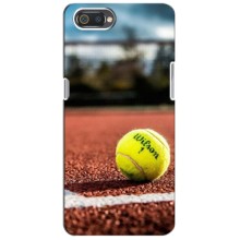 Чехлы с принтом Спортивная тематика для Realme C2 – Теннисный корт