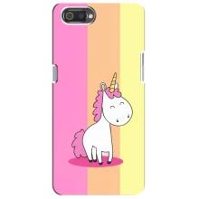 Чехол Unicorn на Realme C2 (Радужный Единорог)