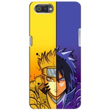 Купить Чехлы на телефон с принтом Anime для Реалми с2 (Naruto Vs Sasuke)