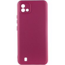 Чехол Silicone Cover Lakshmi Full Camera (A) для Realme C11 (2021) (Бордовый)