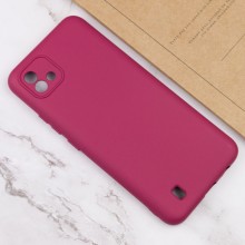 Чохол Silicone Cover Lakshmi Full Camera (A) для Realme C11 (2021) – Бордовий