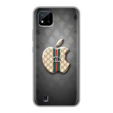 Чехлы ГУЧЧИ для Реалми С11 (2021) / С20 (AlphaPrint) (Apple gucci)