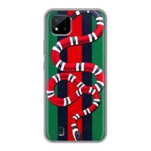 Чехлы ГУЧЧИ для Реалми С11 (2021) / С20 (AlphaPrint) (Gucci змия)