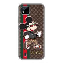 Чехлы ГУЧЧИ для Реалми С11 (2021) / С20 (AlphaPrint) (Маус Гуччи)