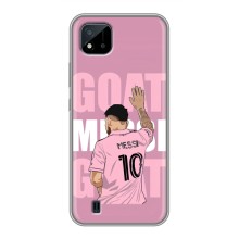 Чехлы Лео Месси в Майами на Realme C11 (2021) / C20 – GOAT MESSI