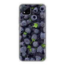 Чехлы с Фруктами для Realme C11 (2021) / C20 (VPrint) (Ежевика)