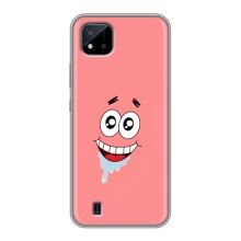 Чехлы с Патриком на Realme C11 (2021) / C20 (Мордочка Патрика)