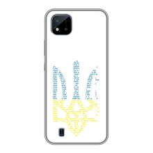 Чохли для Realme C11 (2021) / C20 Укр. Символіка (AlphaPrint) (Герб з букв)