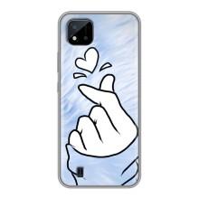 Чохол (Знак сердечка) для Realme C11 (2021) / C20 (Серце знак)