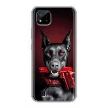Чохол ДОБЕРМАН  для Realme C11 (2021) / C20 (Доберман злий)