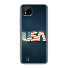 Чохол Прапор USA для Realme C11 (2021) / C20 (USA)