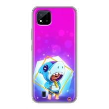 Чохол Бравл Старс для Realme C11 (2021) / C20 (Леон у костюмі Акули)