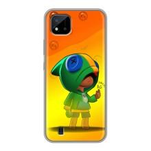 Чохол Бравл Старс для Realme C11 (2021) / C20 (LEON в кофті)