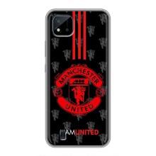Чехол Манчестер Юнайтед для Реалми С11 (2021) / С20 (AlphaPrint) (лого МЮ)