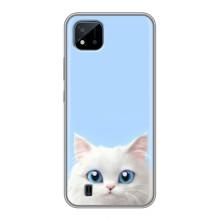Чохол на тематику: Коти для Realme C11 (2021) / C20 (Білий кіт)