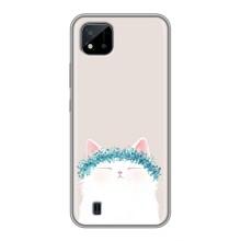 Чохол на тематику: Коти для Realme C11 (2021) / C20 (Білий котик)
