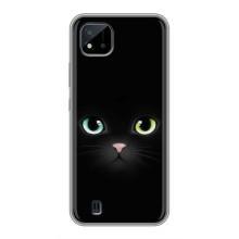 Чохол на тематику: Коти для Realme C11 (2021) / C20 (Чорний Котик)