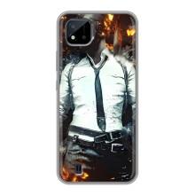 Чохол з картинкою "Герой Pubg" на Realme C11 (2021) / C20 (Man Пубг)