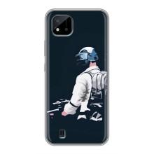 Чохол з картинкою "Герой Pubg" на Realme C11 (2021) / C20 (В екіперівці)