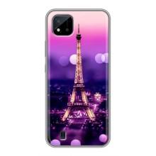 Чохол Ейфелева Вежа на Realme C11 (2021) / C20 (Париж башня)