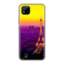 Чохол Ейфелева Вежа на Realme C11 (2021) / C20 (Яскрава башня)