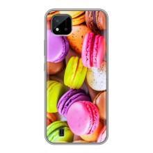 Чохол з зображенням смачної їжі для Realme C11 (2021) / C20 (Макаруни)