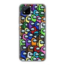 Чехол Амонг Ас для Realme C11 (2021) / C20 (AlphaPrint) (Убит)