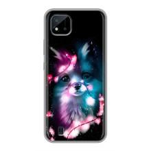 Чохол з Лисичкою для Realme C11 (2021) / C20 (Чорна лисиця)