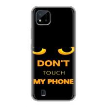 Чохол з Прикольним Принтом на Realme C11 (2021) / C20 (Не чіпай мій телефон)
