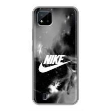 Чехол для Realme C11 (2021) / C20 - с принтом Найк (AlphaPrint) (Лого Найк)