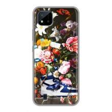 Чехол для Realme C11 (2021) / C20 - с принтом Найк (AlphaPrint) (Стиль Найк)