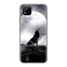 Чохол з Вовком на Realme C11 (2021) / C20 (Вовк і місяць)