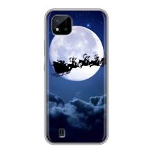 Чохол Санта Клаус для Realme C11 (2021) / C20 (Санта - місяць)
