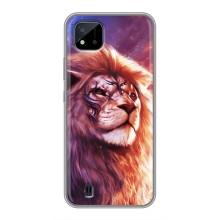 Чехол со Львом для Realme C11 (2021) / C20 (VPrint) (Красочный Лев)