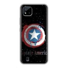Чохол с Щітом Капітана Америки на Realme C11 (2021) / C20 (Щит Капітана)
