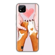 Чохол (ТПУ) Милі песики для Realme C11 (2021) / C20 (Любов до собак)