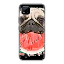 Чохол (ТПУ) Милі песики для Realme C11 (2021) / C20 (Смішний Мопс)