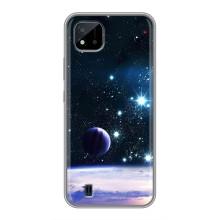 Чохол (ТПУ) з планетами на Realme C11 (2021) / C20 (Космічний вид)